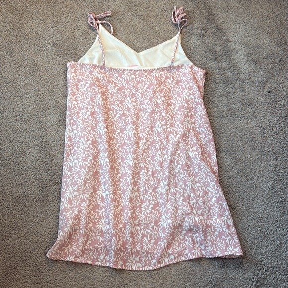 Pink Lily Floral Pink Dress - Size Large - Picture 2 of 4